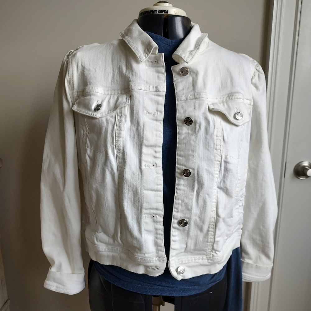 White Jean Jacket